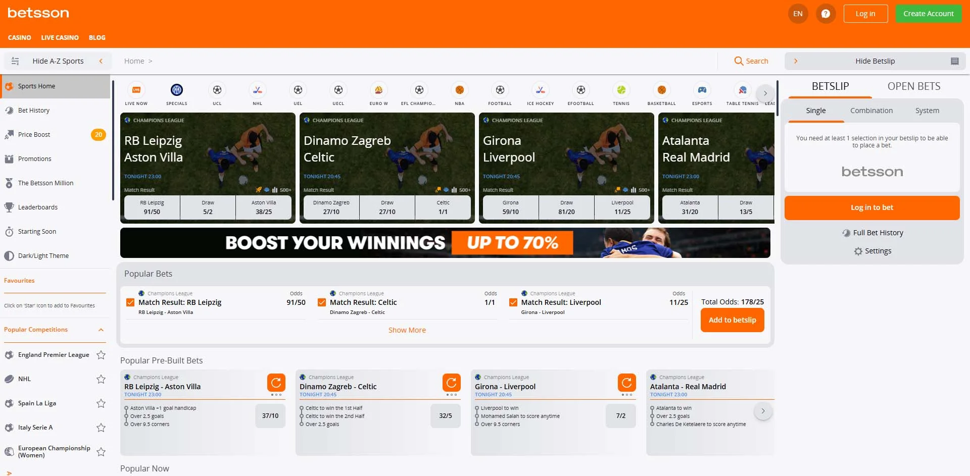 Equipo de expertos en bonos de casino de Betsson México